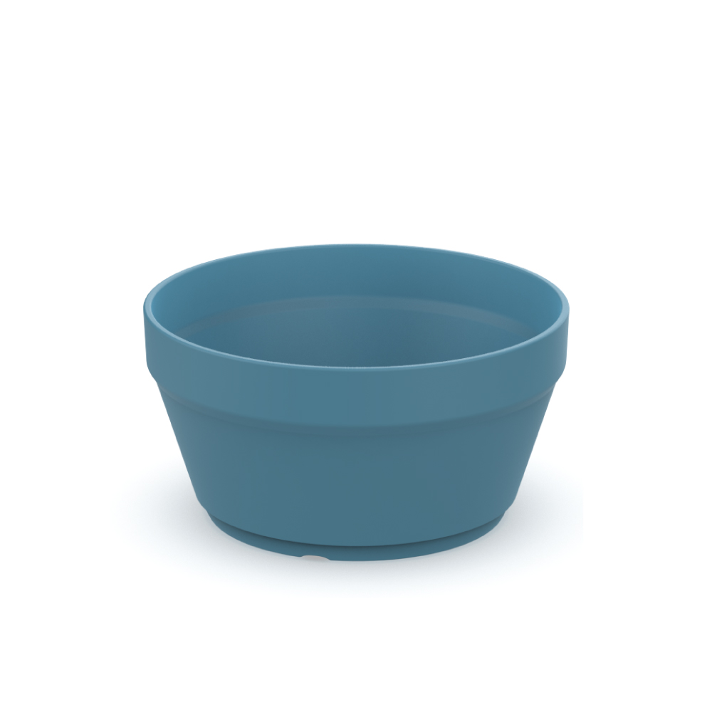 Kunststof beker met een inhoud van 100 ml laten bedrukken, kleur donkerblauw