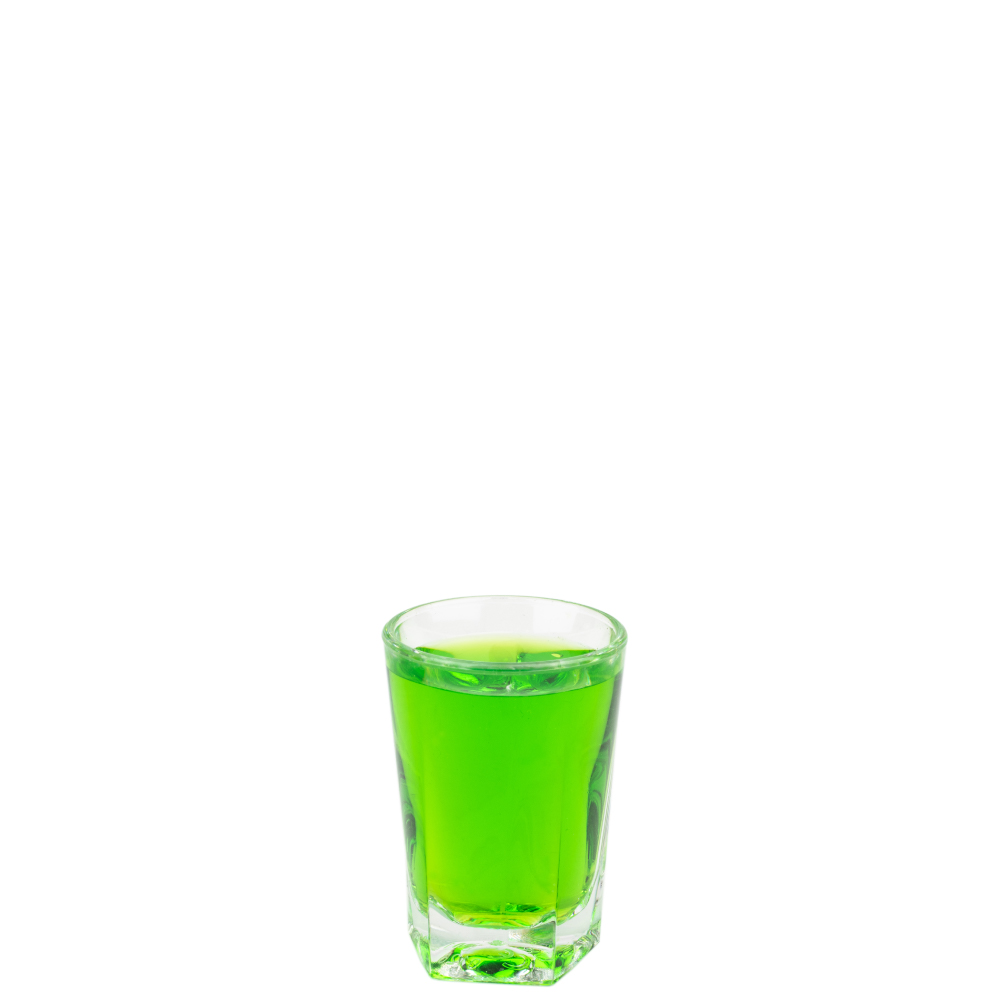 Kunststof Shotglas Penthouse met druk- of graveeroptie, kleur mix