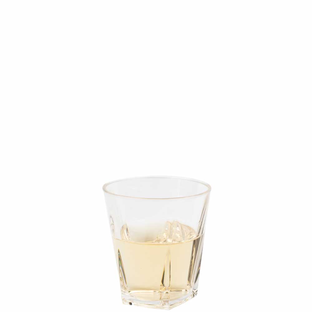 Wijnglas Penthouse 26 cl.  | Kunststof. Dit transparante wijnglas zonder steel kan bedrukt als gegraveerd worden, kleur mix