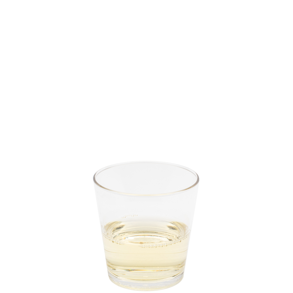 Kunststof Glas De Luxe Stapel met een inhoud van 26 cl, kleur mix