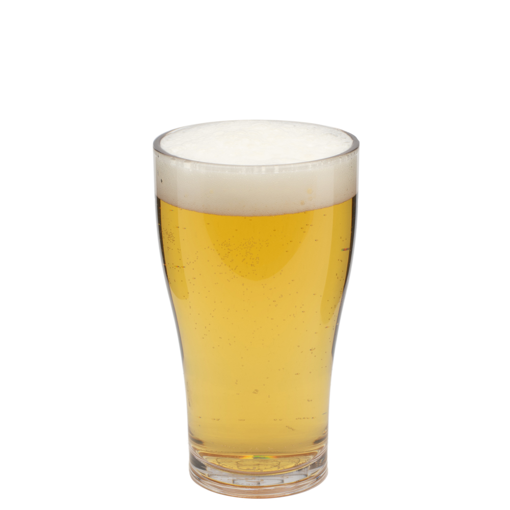 Kunststof Bierglas Viking van 28 cl. is geschikt voor het bedrukken en graveren van logo's e.d., kleur mix