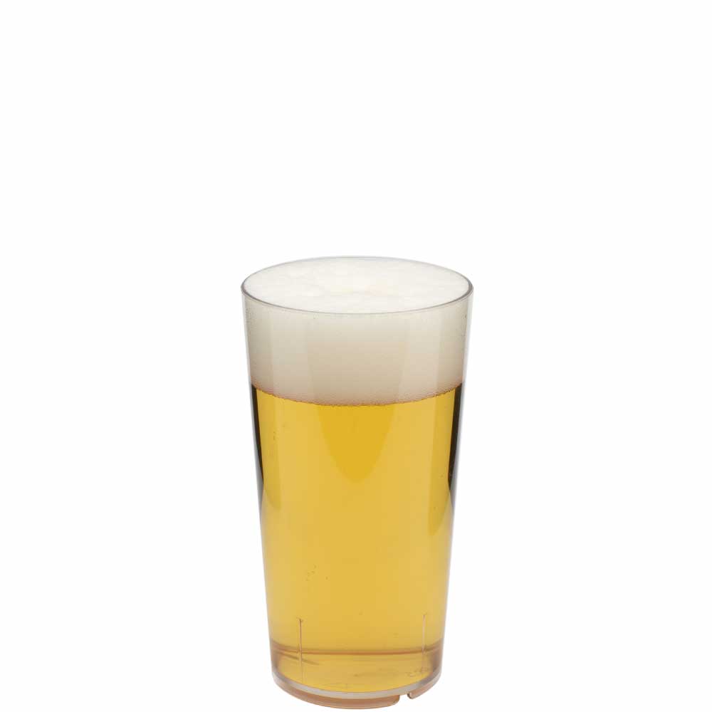 Kunststof Festival Glas met een inhoud van 35 cl. dit transparante glas kan zowel bedrukt als gegraveerd worden, kleur mix