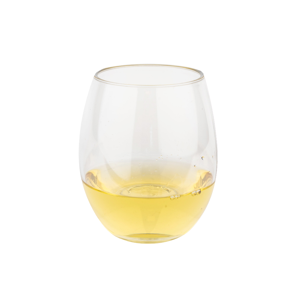 Kunststof glas Rondo 40 cl zonder steel, transparant, geschikt voor bedrukking en gravure van logo en tekst, kleur mix