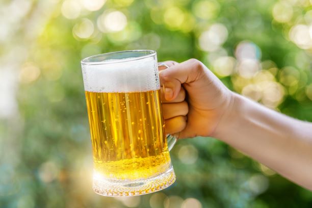 Bierpullen voor het Oktoberfest