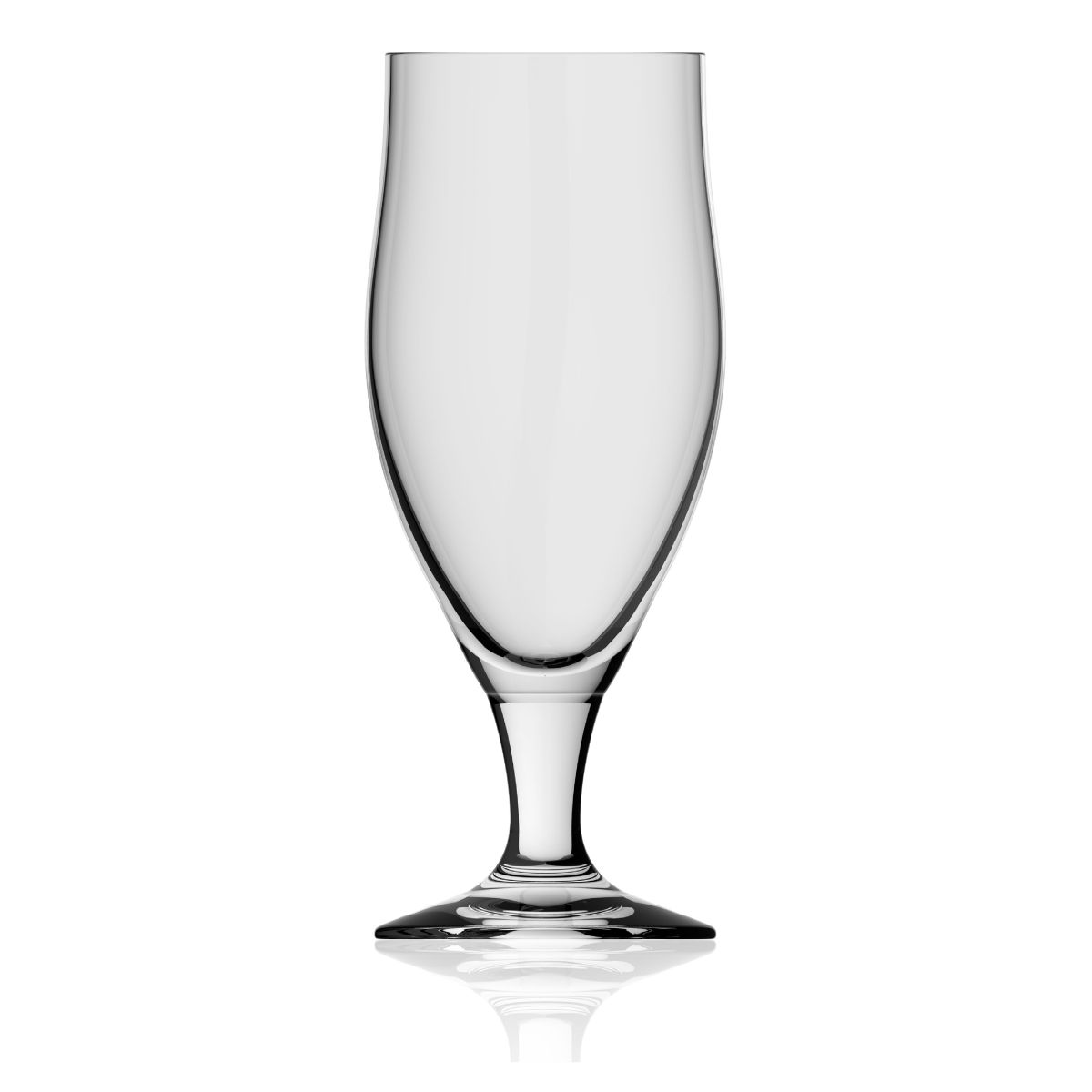 Bierglas Avano 66 cl. van transparant glas, vooraanzicht zonder bedrukking