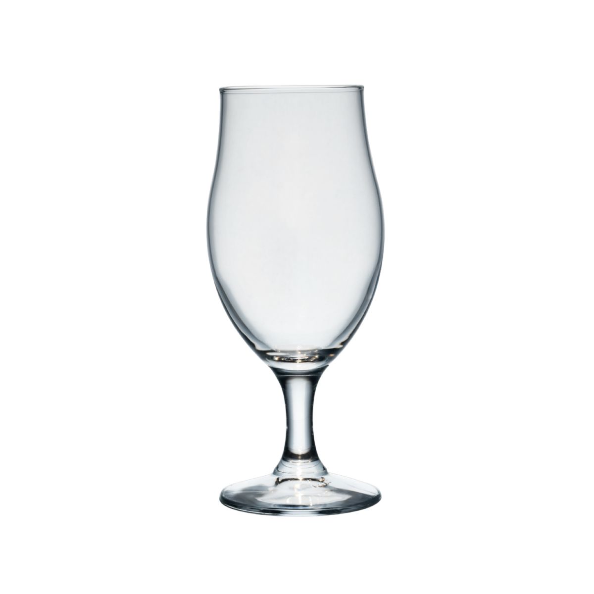 Bierglas Executive 26 cl transparant glas, vooraanzicht zonder bedrukking