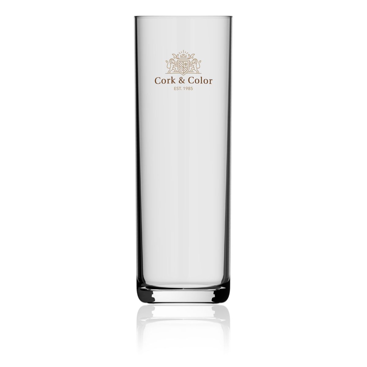 Bierglas Kölsch 50 cl. met meerkleurig CorkColor-logo op het voorpaneel