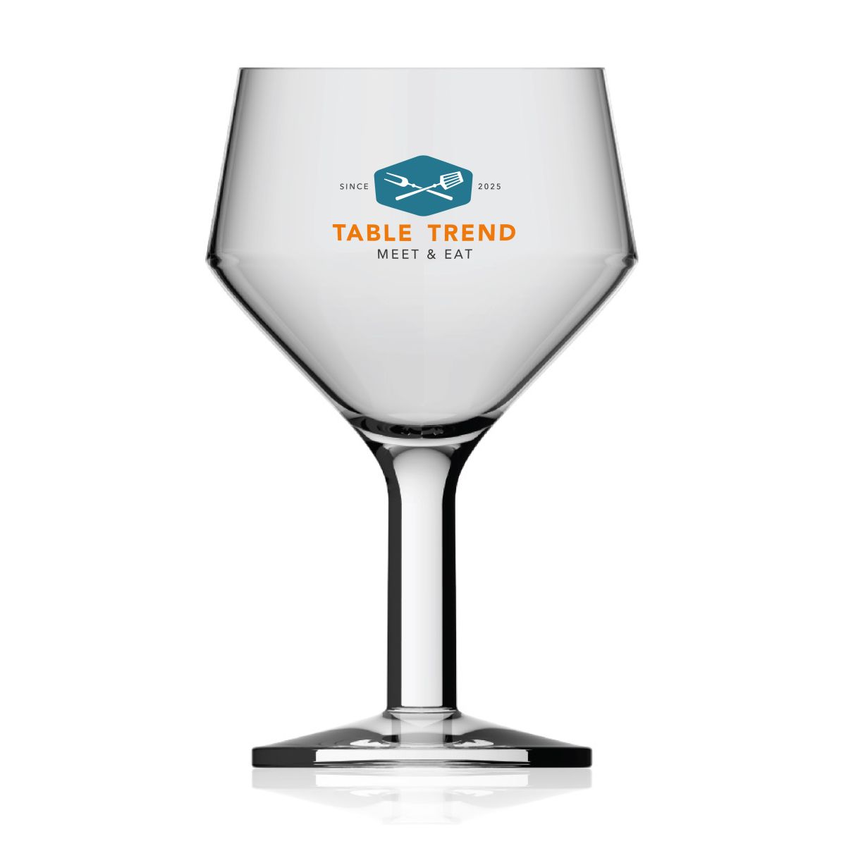 Bierglas Pater 52 cl. met meerkleurig TableTrend-logo op het voorpaneel