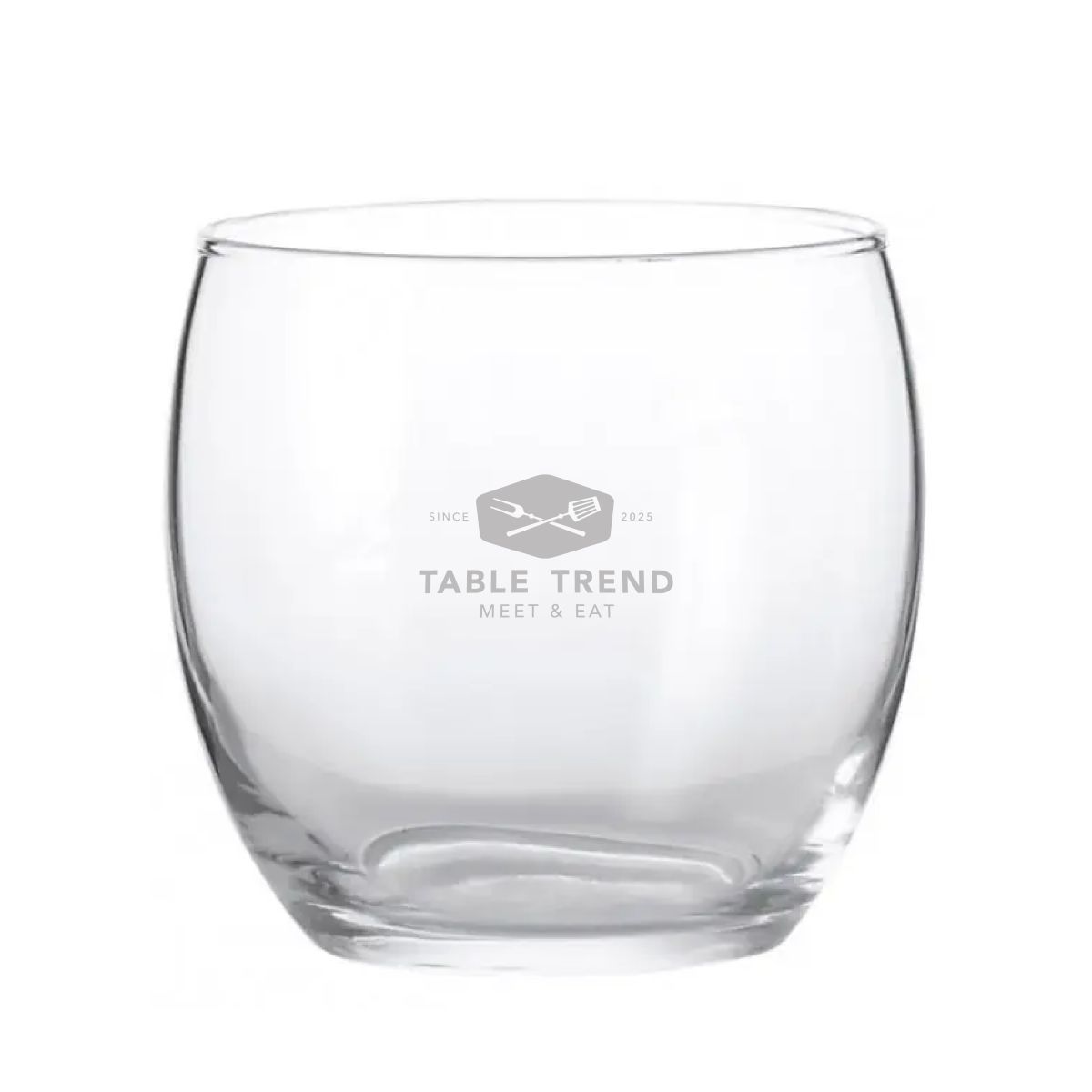 Gravure van TableTrend-logo op de voorzijde van de Cosy Moments tumbler 34 cl.