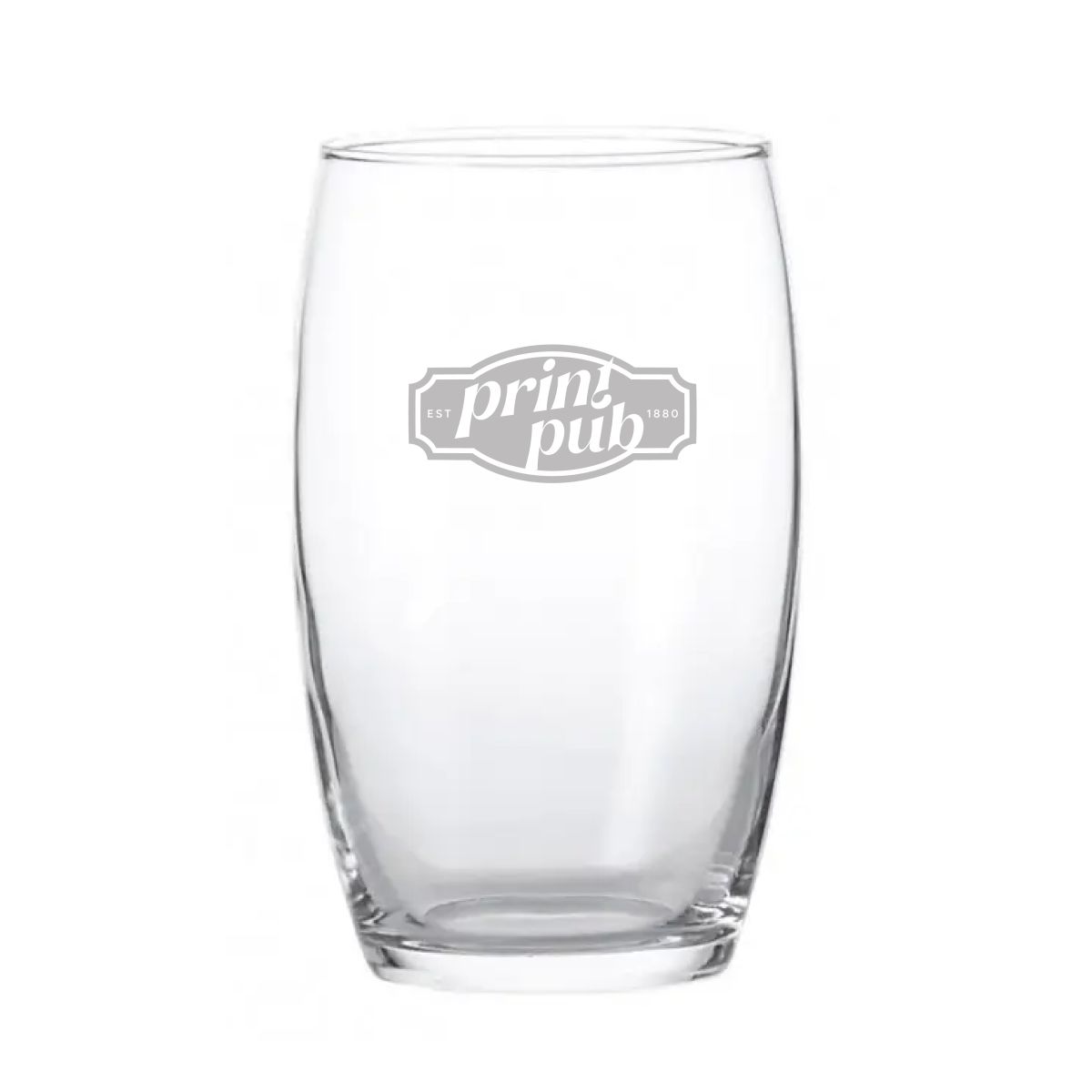 Cosy Moments tumbler hoog  36 cl. met gegraveerd PrintPub-logo subtiel op het glasoppervlak.