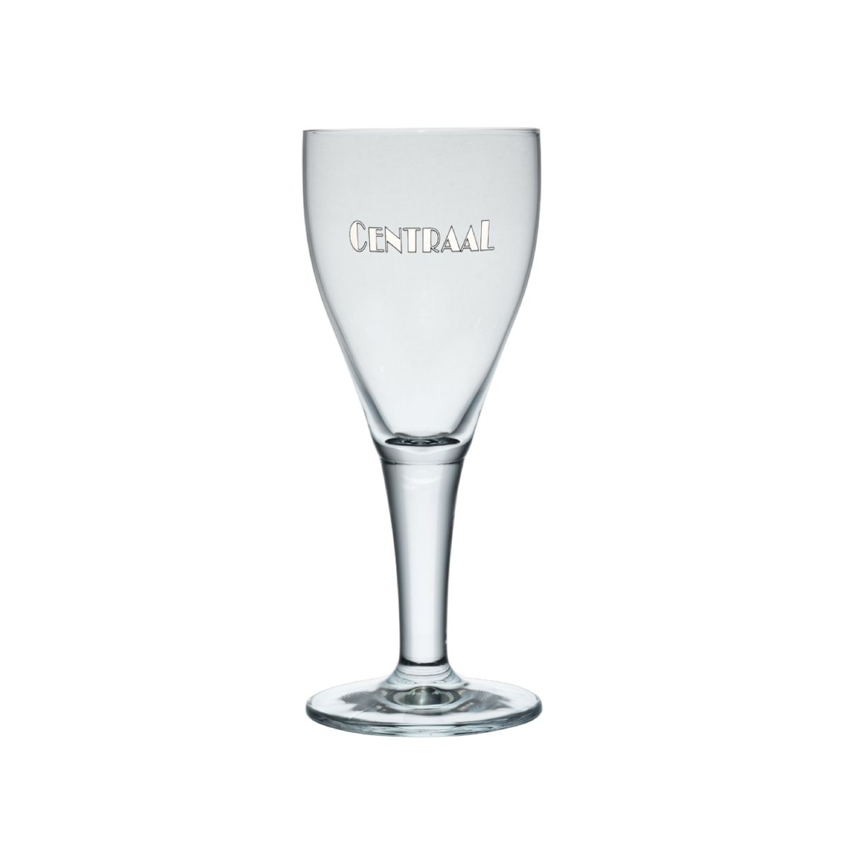 Harzer Pokal 20 cl tapmaat glas met meerkleurig Centraal-logo op de voorzijde