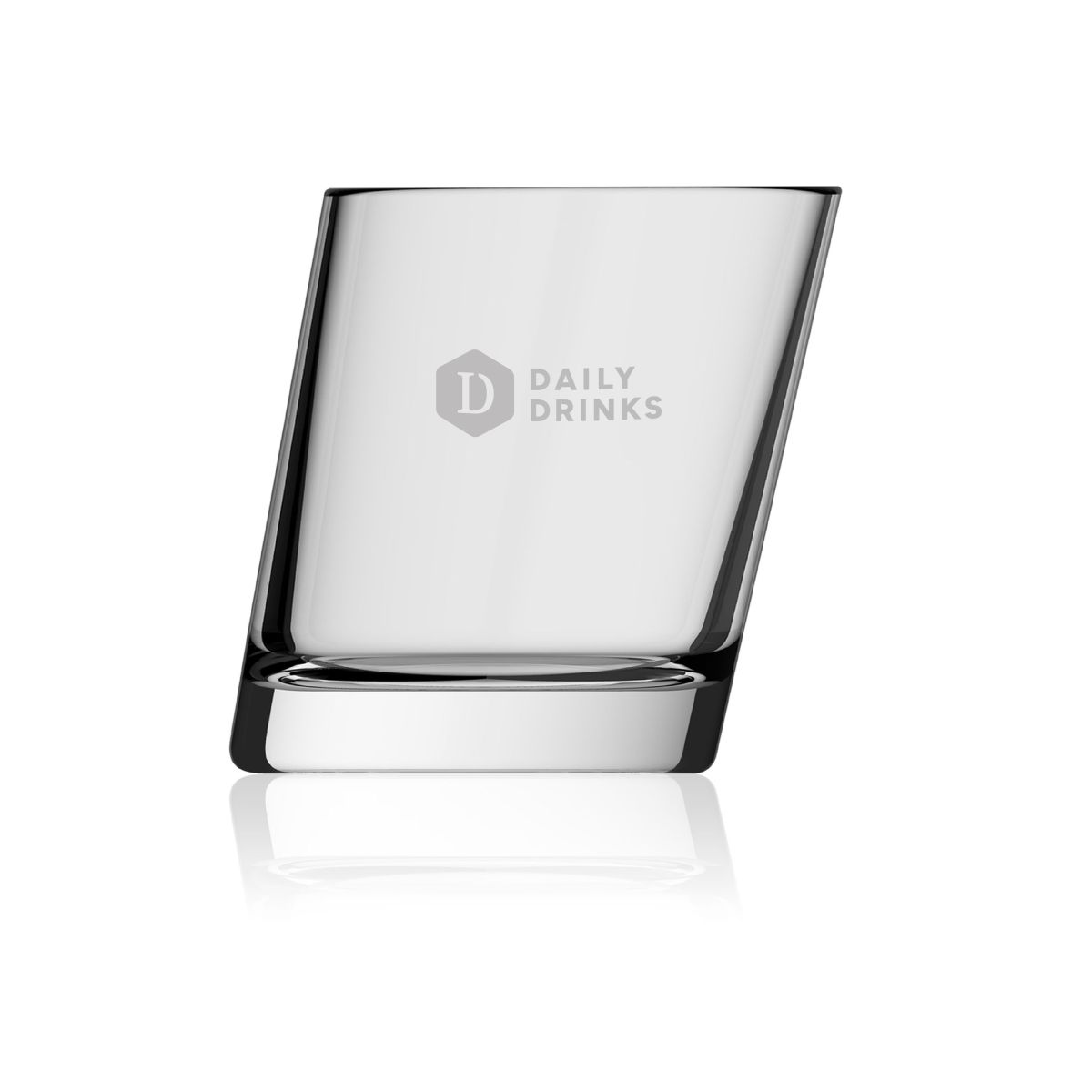 Pisa Glas 35 cl glas met gegraveerd DailyDrinks-logo op het voorpaneel