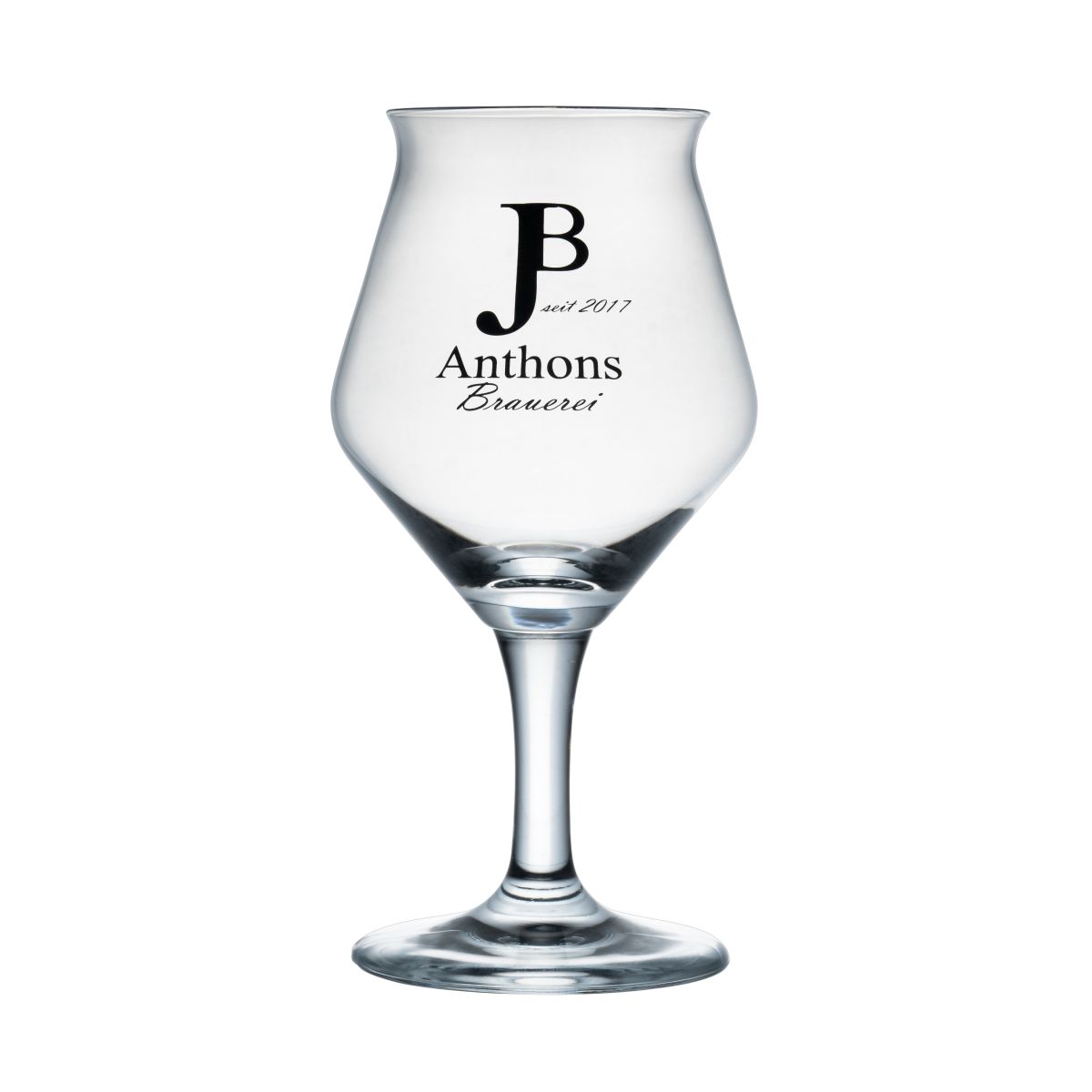 Sommelier Kelch Ritzenhoff 30 cl tapmaatglas met gegraveerd logo van JB Anthons op het vooraanzicht