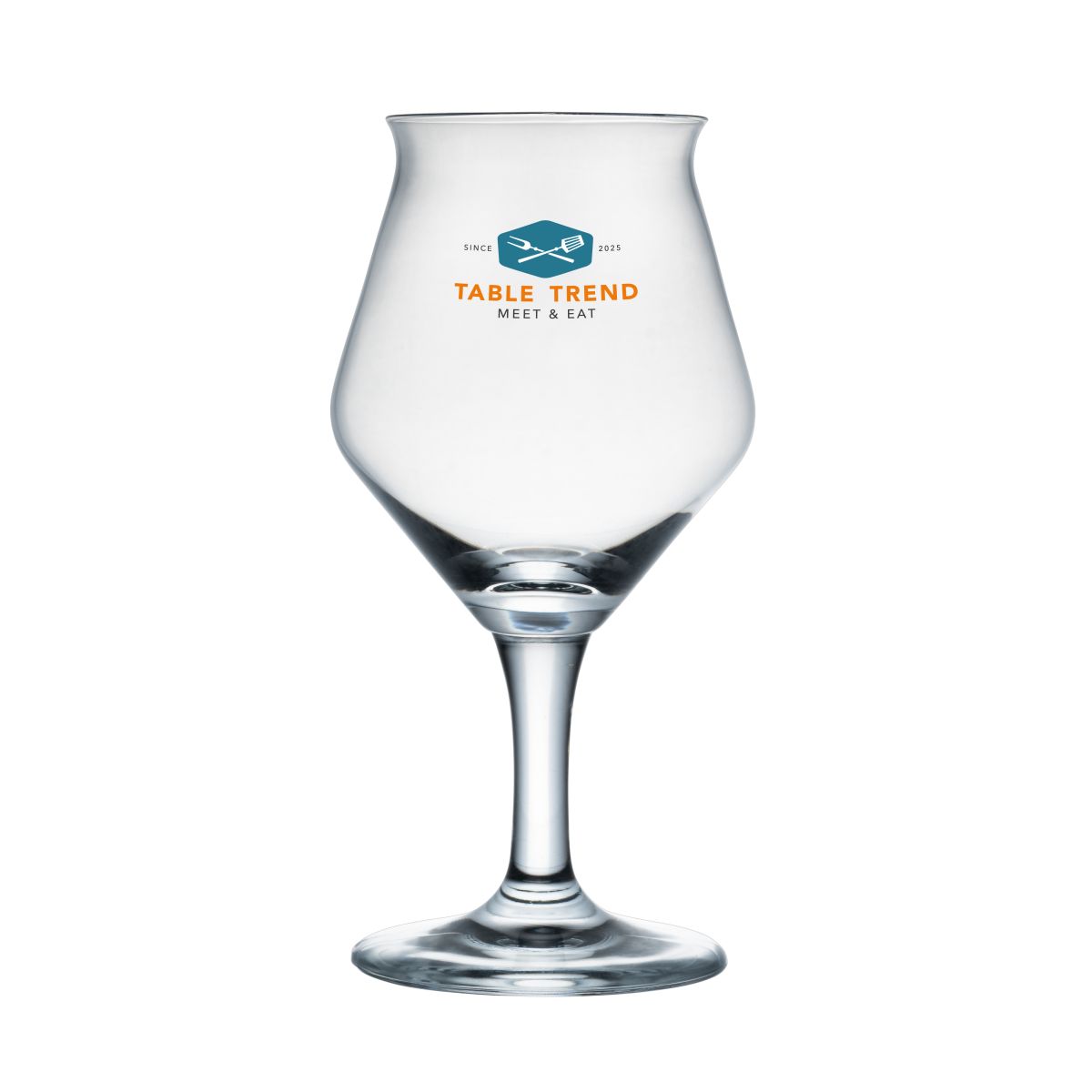 Sommelier Kelch Ritzenhoff 30 cl tapmaatglas met meerkleurig TableTrend-logo op het vooraanzicht