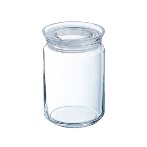 Glazen pot met deksel 1 liter bedrukken