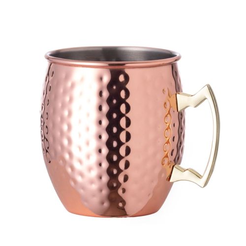 Moscow Mule beker 50 cl. (gehamerd) bedrukken