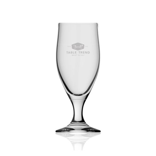Bierglas Avano 27 cl. glas met gegraveerd TableTrend-logo op de voorzijde