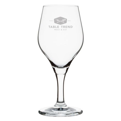 Bierglas Ronceva op voet 57 cl glas met gegraveerd TableTrend-logo op het voorpaneel
