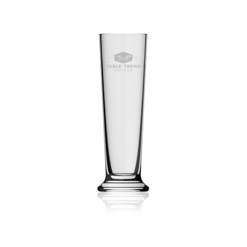 Bierglas Stange 25 cl. glas met gegraveerd TableTrend-logo op het voorpaneel