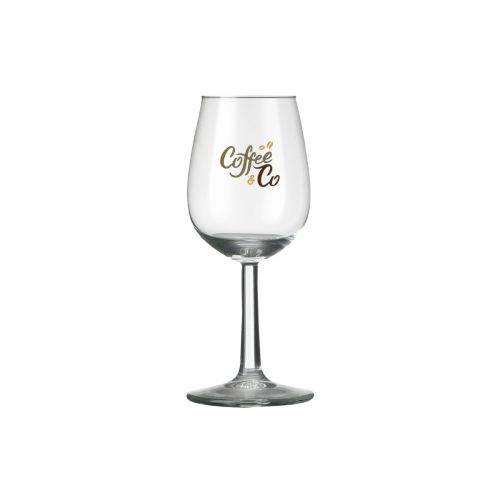 Bouquet portglas 14 cl. bedrukt met meerere kleuren CoffeeCo-logo op de voorzijde.