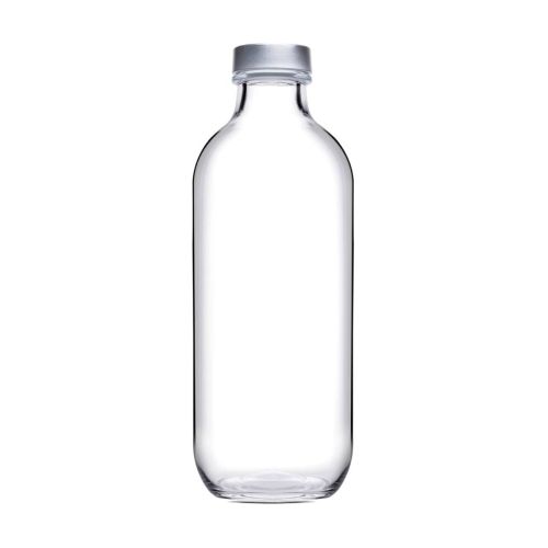 Fles Iconic 0,54 liter (incl. zilveren dop) bedrukken