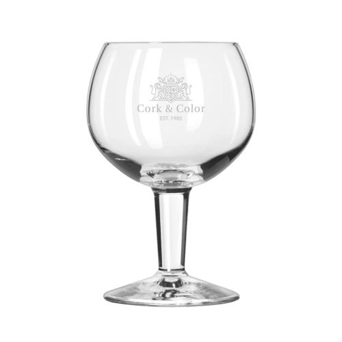 Glas van 41 cl met decoratief gegrave CorkColor-logo op de voorzijde van het Grand Service bierglas.