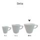 Delta Cappuccino Kop 20 cl. bedrukken