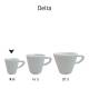 Delta Espresso Kop 8 cl. bedrukken