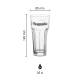 Hoegaarden bierglas 25 cl. bedrukken