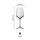 Melody lines wijnglas 35 cl. bedrukken