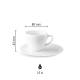 Isabelle Koffie 15 cl. SET bedrukt