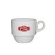 Legio Koffie Kop wit 16 cl. bedrukken