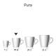 Pura Koffie Kop 19 cl. bedrukken
