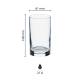 Spatjesglas 21 cl. bedrukken