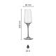 Aurum Rocco Bormioli Champagneflute 23 cl. bedrukken