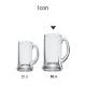 Bierpul Icon 50 cl. tapmaat bedrukken