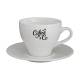 Dom Cappuccino wit 20 cl. SET bedrukken