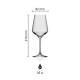 Melody wijnglas 35 cl. bedrukken