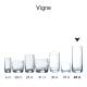 Vigne glas 45 cl. bedrukken