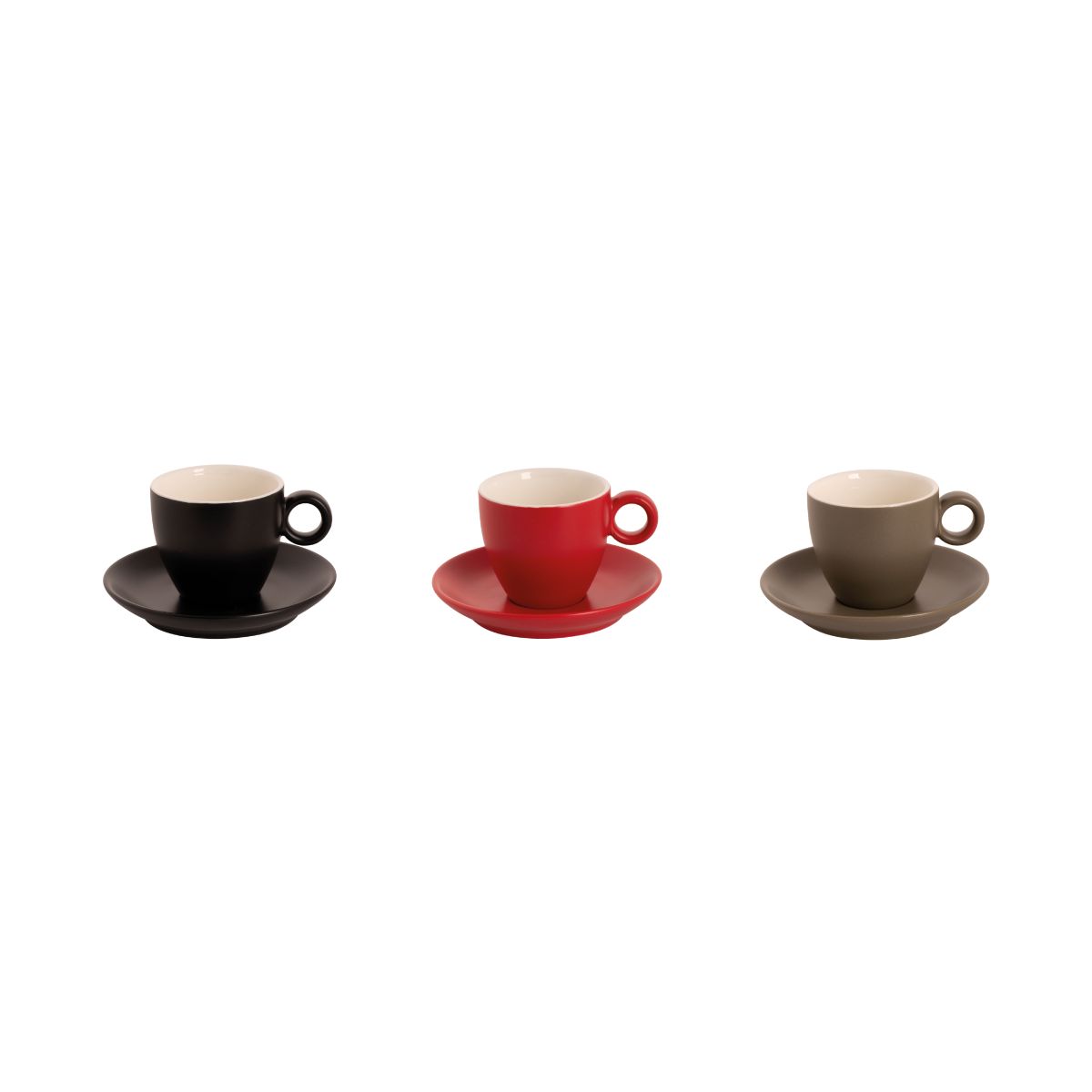 Kleuroverzicht van de Bart Koffie 17 cl mat sets  in meerdere varianten.