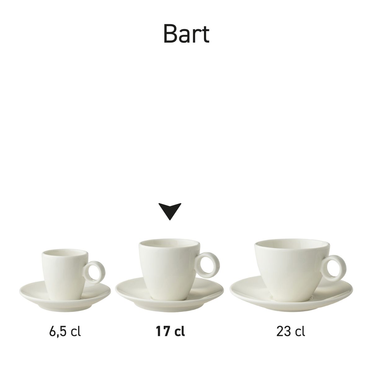 Overzicht van Bart Koffie sets als onderdeel van bredere productserie.