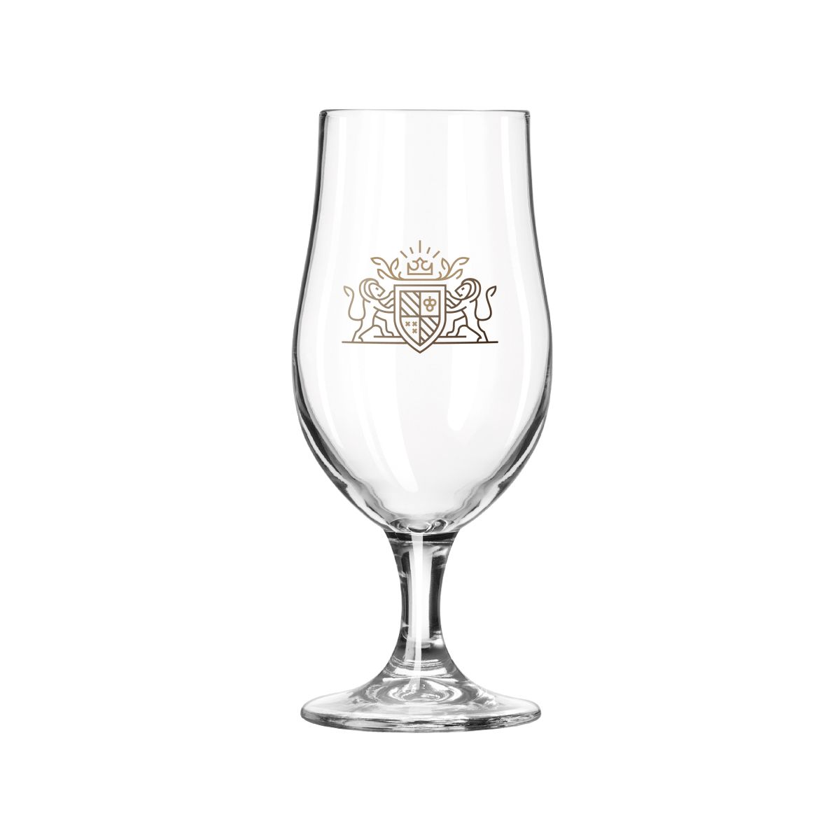 Bierglas Munich 38 cl. met full-colour CorkColor-logo op de voorkant geplaatst.