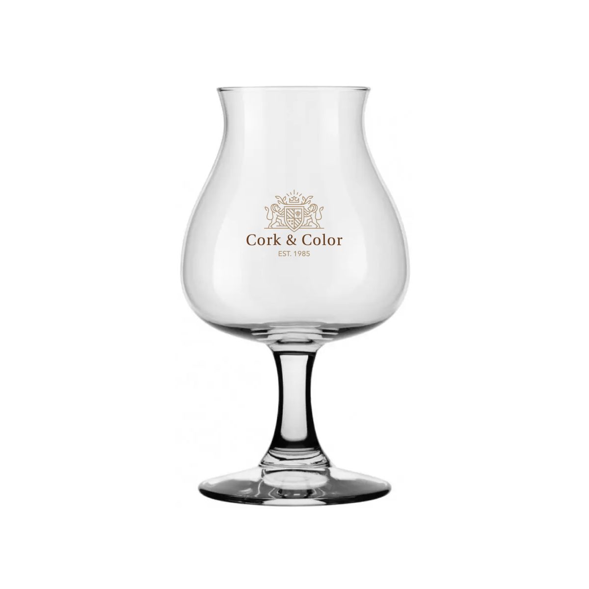 Specials Tasting bierglas 25 cl met kleurrijk CorkColor-logo in meerdere kleuren op de voorzijde.