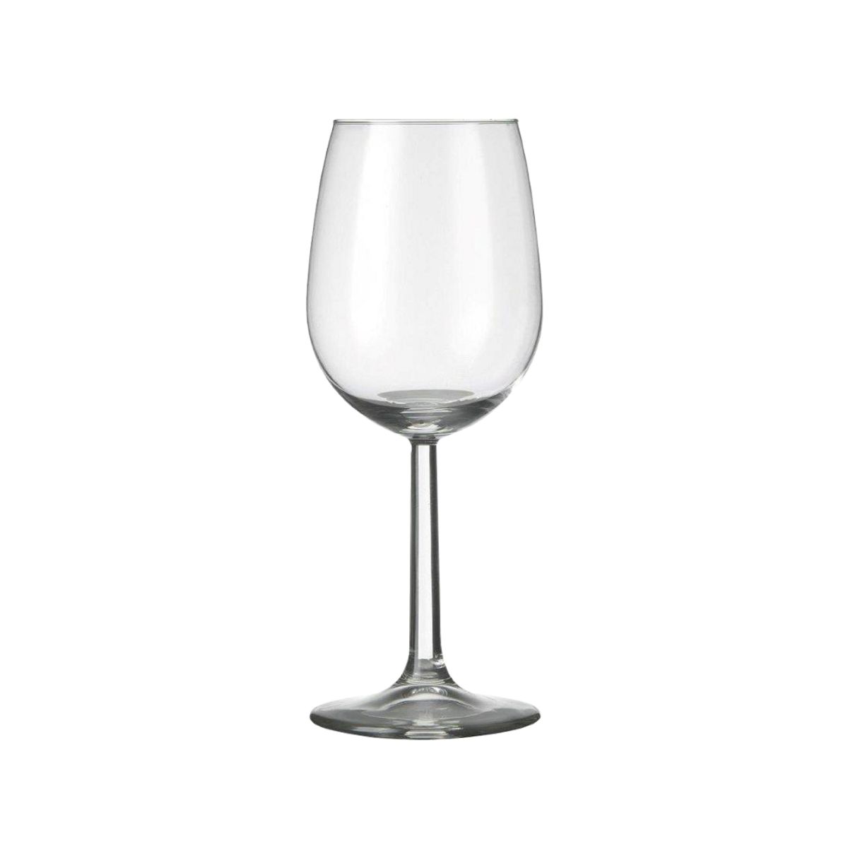 Helder glazen Bouquet wijnglas 23 cl., recht van voren weergegeven.