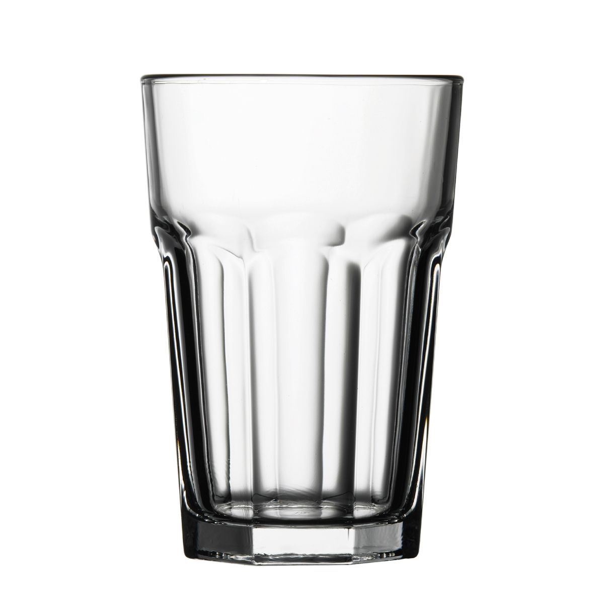 Casablanca Ice Tea glas 41,5 cl. in helder glas, recht van voren gefotografeerd.