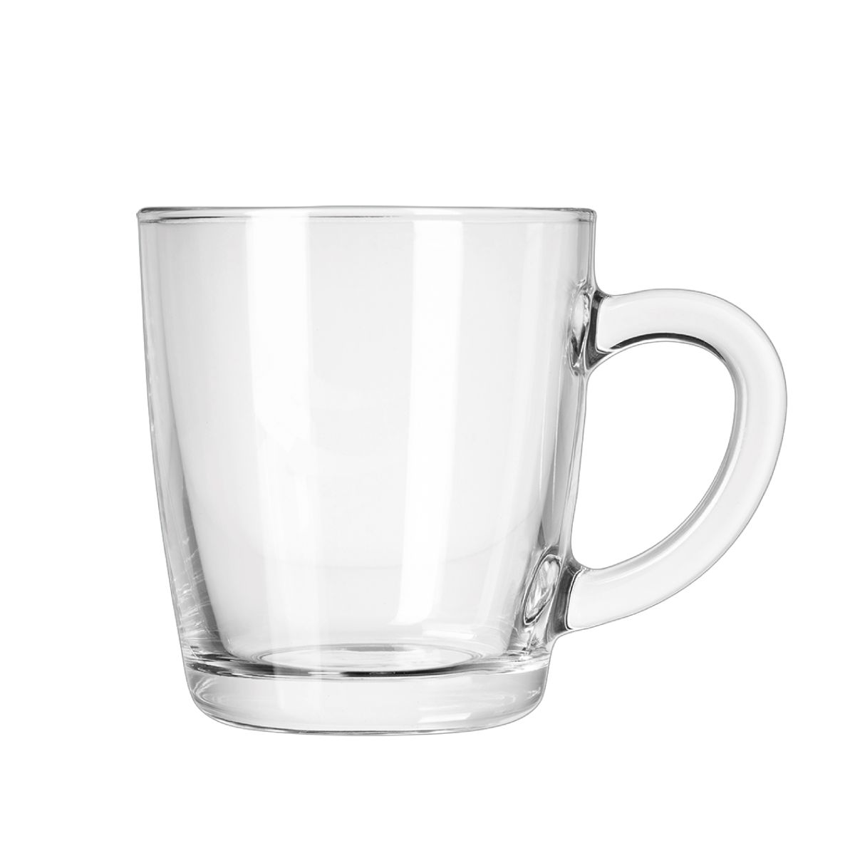Vooraanzicht van het theeglas New Morning Laag 32 cl. gemaakt van helder transparant glas.