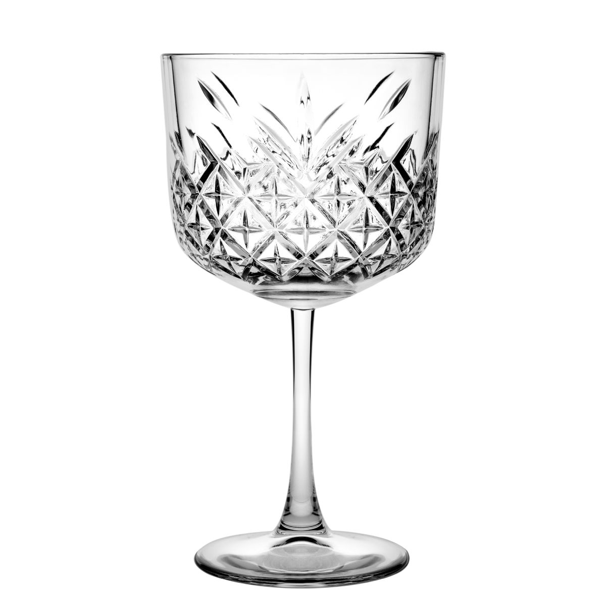 Transparant gin-tonic glas 55 cl. uit de Timeless-serie, klassiek ontwerp in vooraanzicht.